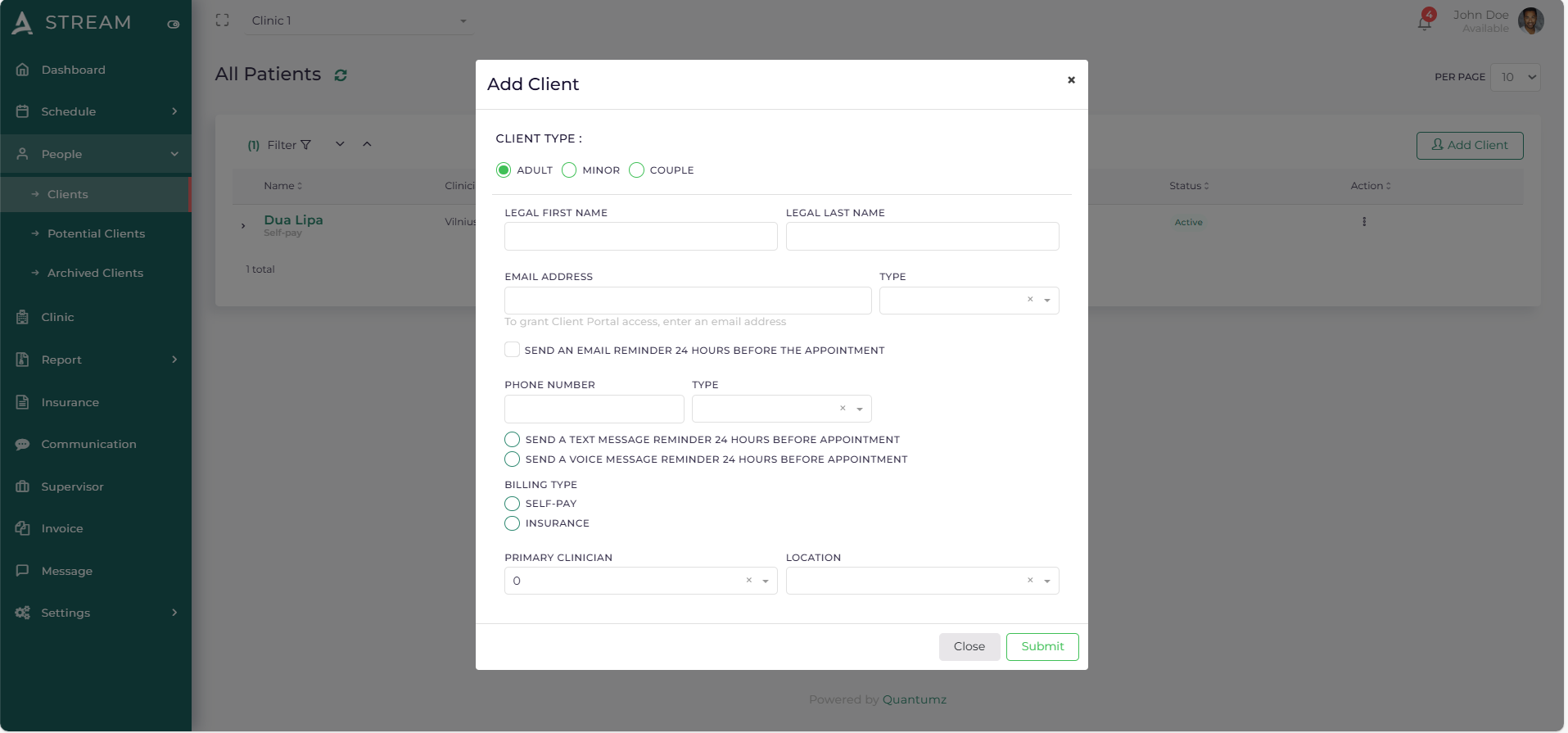 Mental Health Assessments and Client Profiles