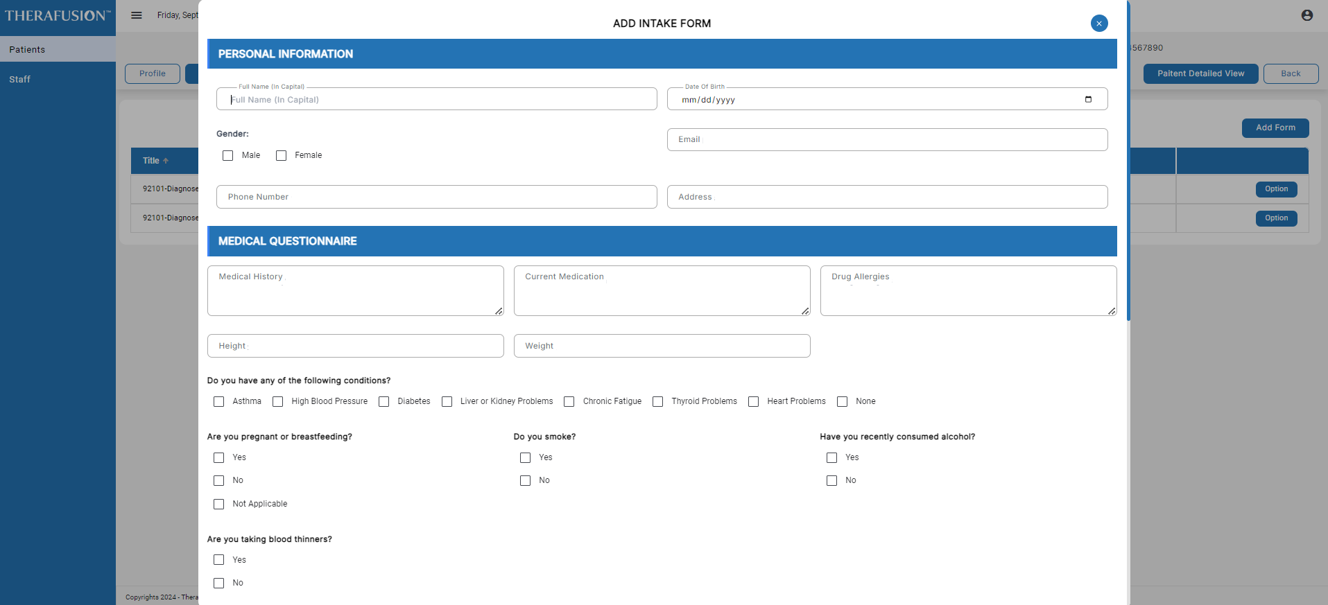 Infusion Chair Scheduling and Inventory